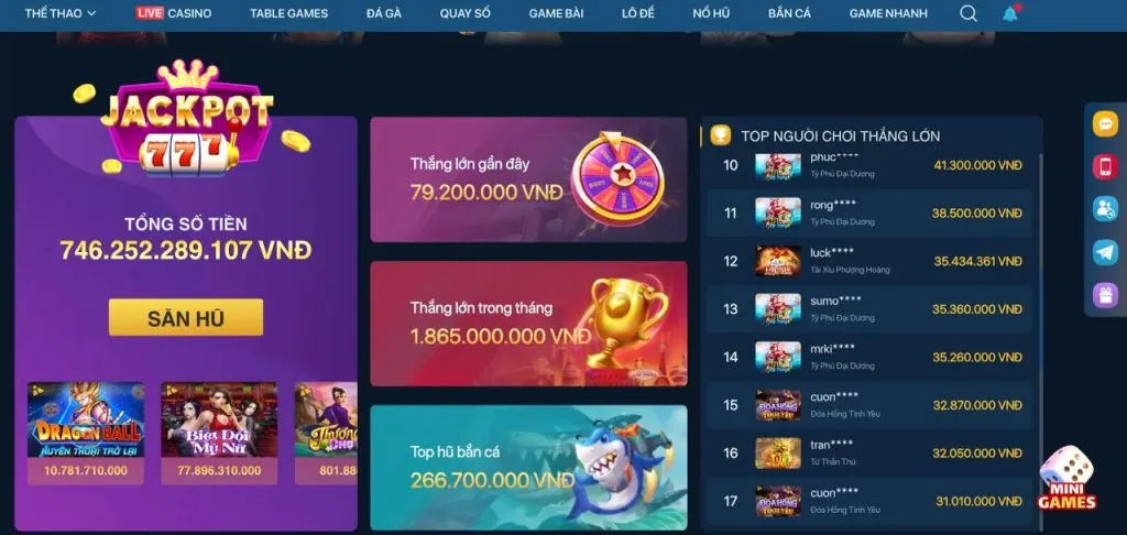 Slot Game & Nổ Hũ VNTOP88